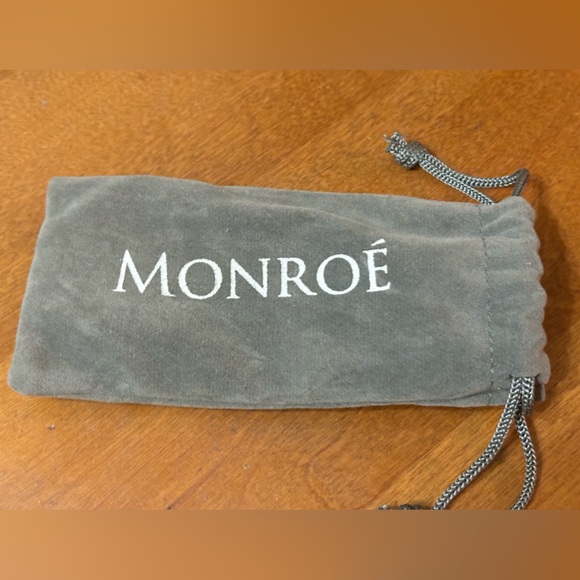 MONROE Sunburst Solerose Classique Gold Tone Watch, Leather Band, Case 36 - Picture 7 of 11